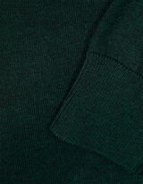 Strickpullover - Rundhals-Ausschnitt - grün