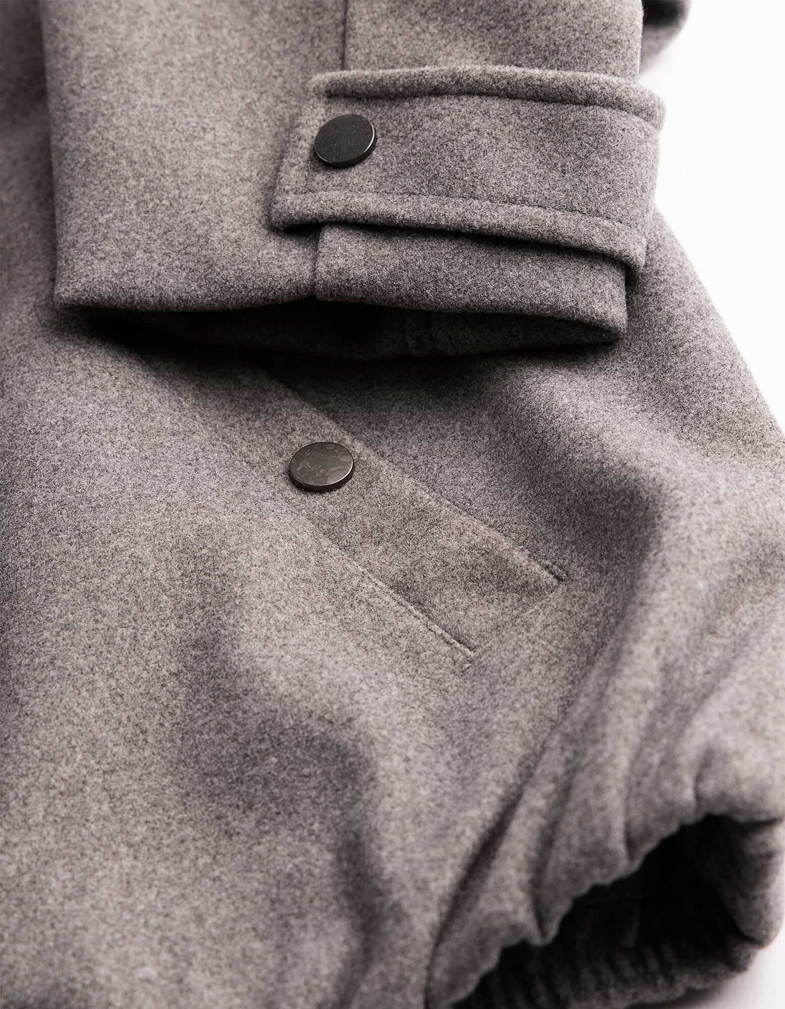 Blouson - Oversized Fit - Grau