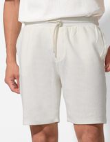 Šortky - Klasický střih Regular Fit - bílá