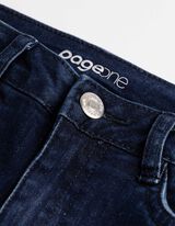 Jeans - High Waist - dunkelblau