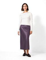 Langarmshirt - Schulterfrei - Off-White