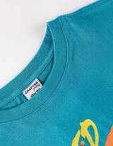 Majica na bretele - Print - tirkizna