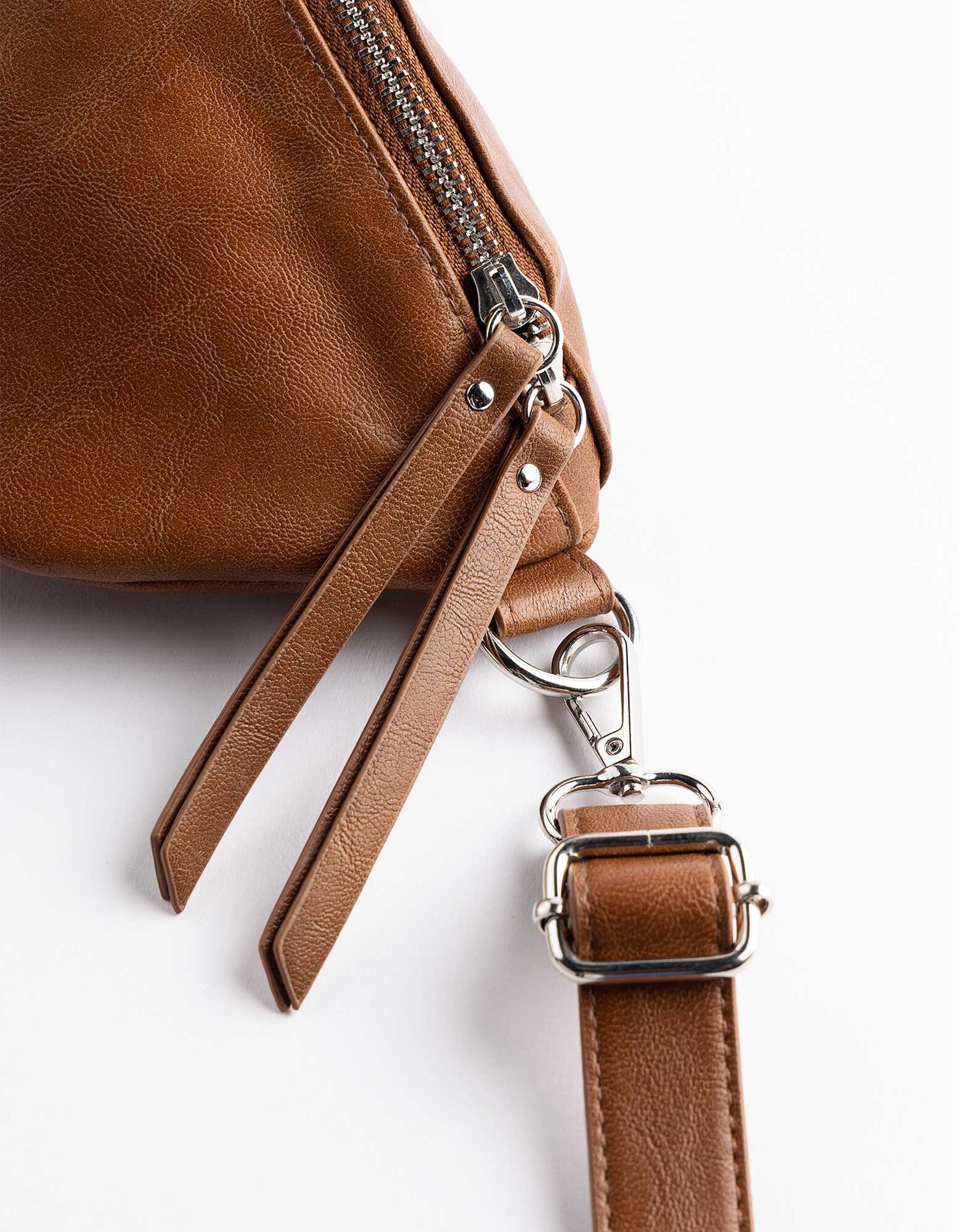 Hip Bag - Kunstleder - Dunkelbraun