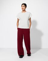 Tričko - Obsah modalu - biely