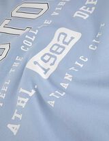 Dukserica - Slovni print - svetlo-plava