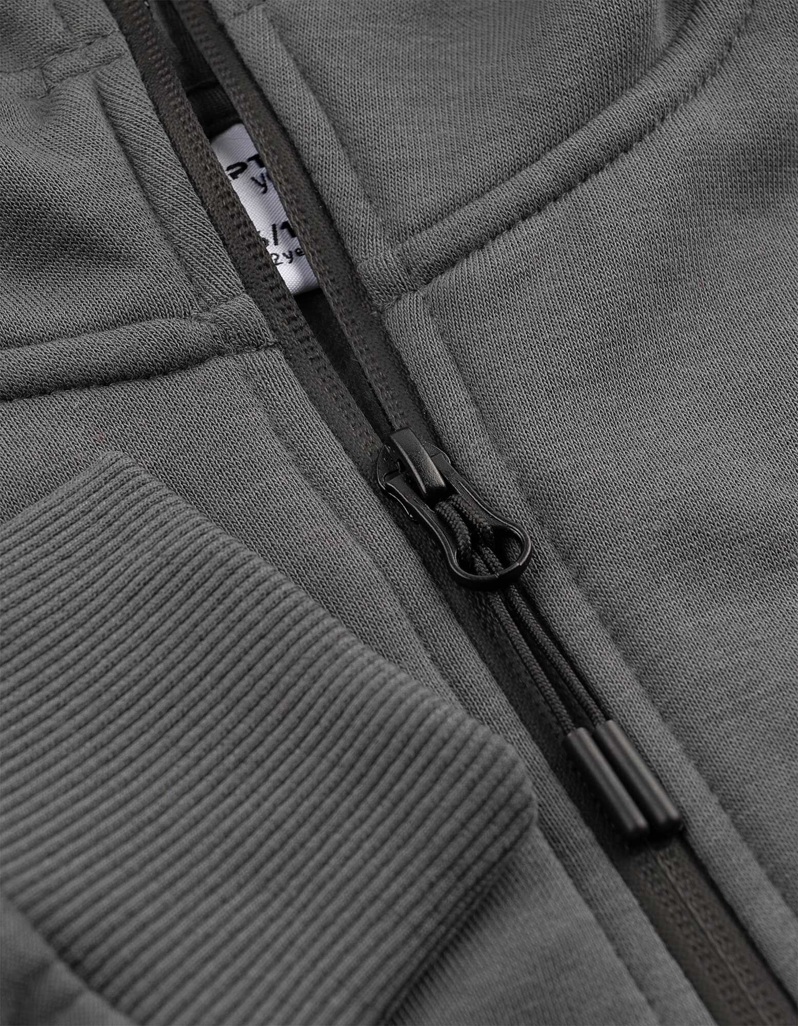Sweatjacke - Oversized Fit - Dunkelgrau