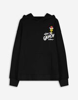 Bluză cu glugă - Grinch - Negru