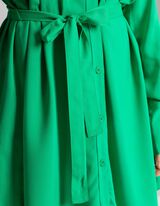 Pikk pluus - LENZING&trade; ECOVERO&trade; - roheline