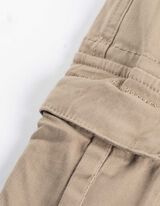 Cargohose - Gürtel - beige