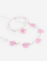 Schmuck-Set - 2er-Pack - silberfarben