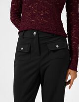 Hose - Slim Fit - Schwarz