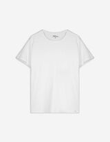 T-Shirt - einfarbig - weiß