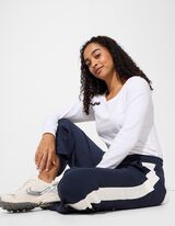 Broek - Contraststrepen - donkerblauw