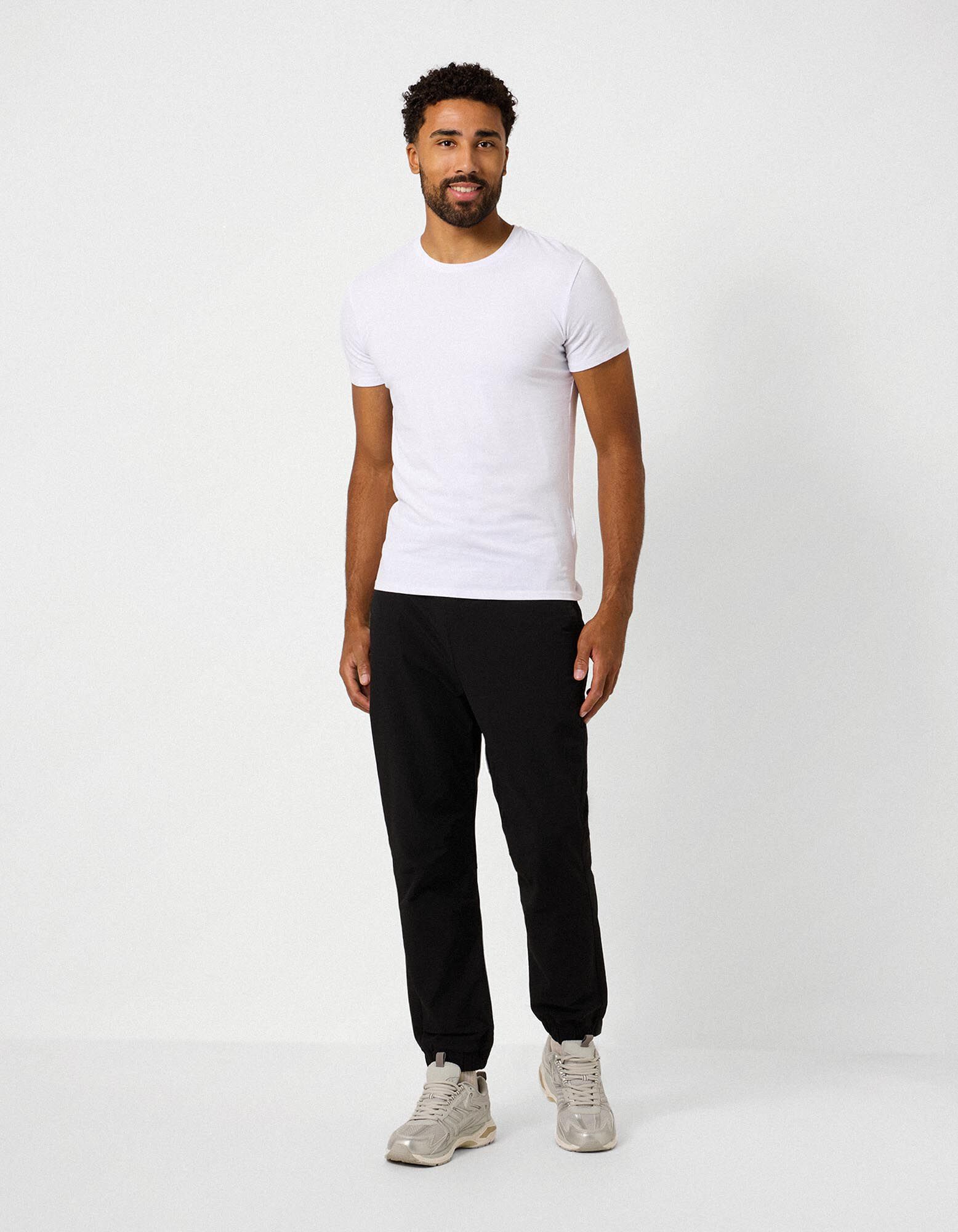 T-Shirt - Stretchanteil - Wei&szlig;