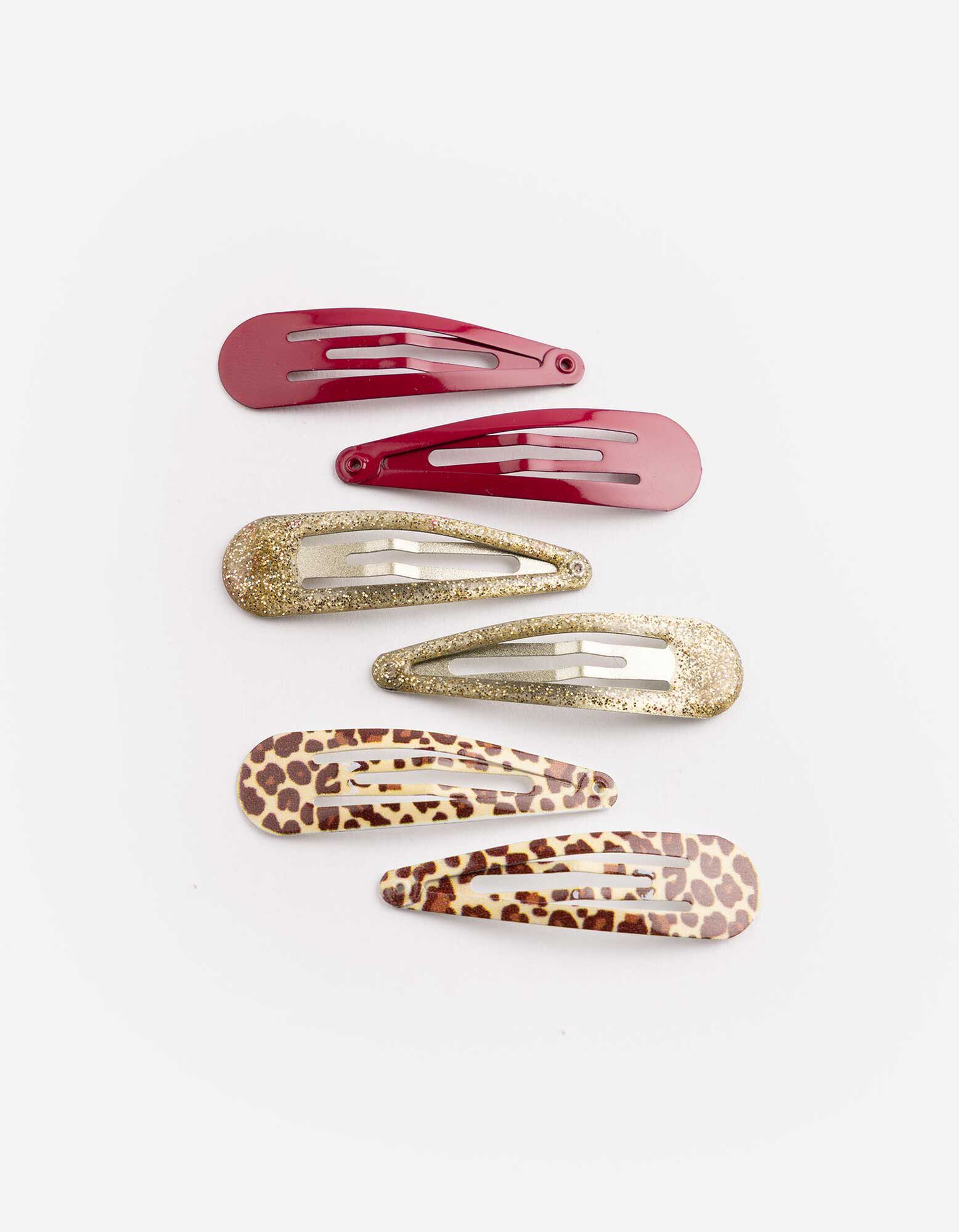 Accessoire pour cheveux - Lot de 6 - Or
