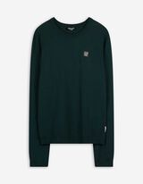 Pulovr - Úplet - tmave zelena