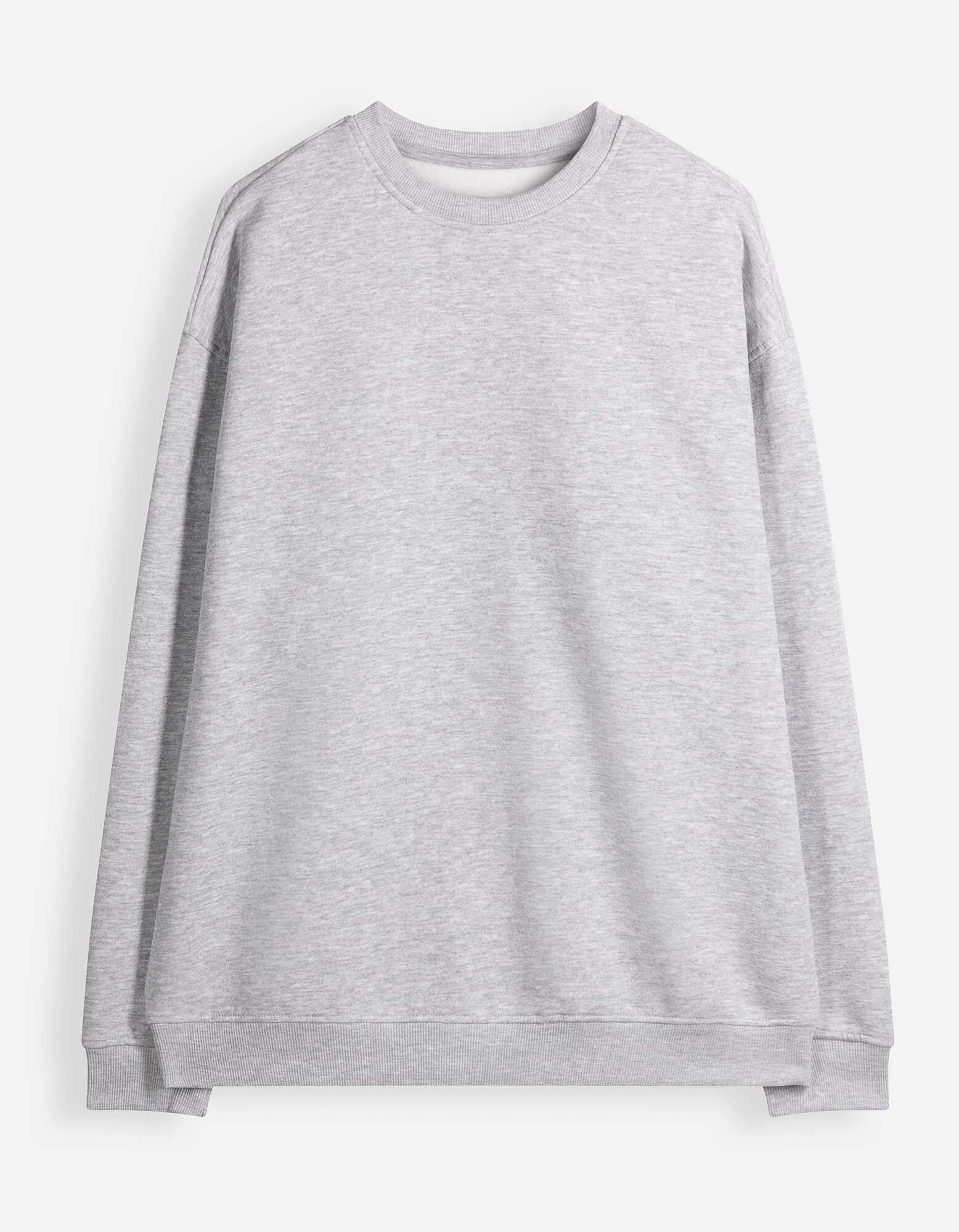 Mikina - Oversized Fit - Svetlosiv&aacute;
