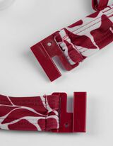 Bikiinitopp - allover-tr&uuml;kk - punane