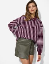 Minirock - G&uuml;rtel - dunkelgr&uuml;n