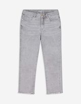 Caprihose - Wascheffekte - grau