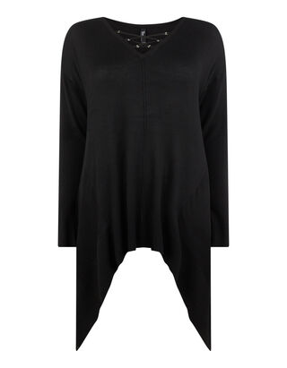 Damen Pullover mit gekreuzten Riemen