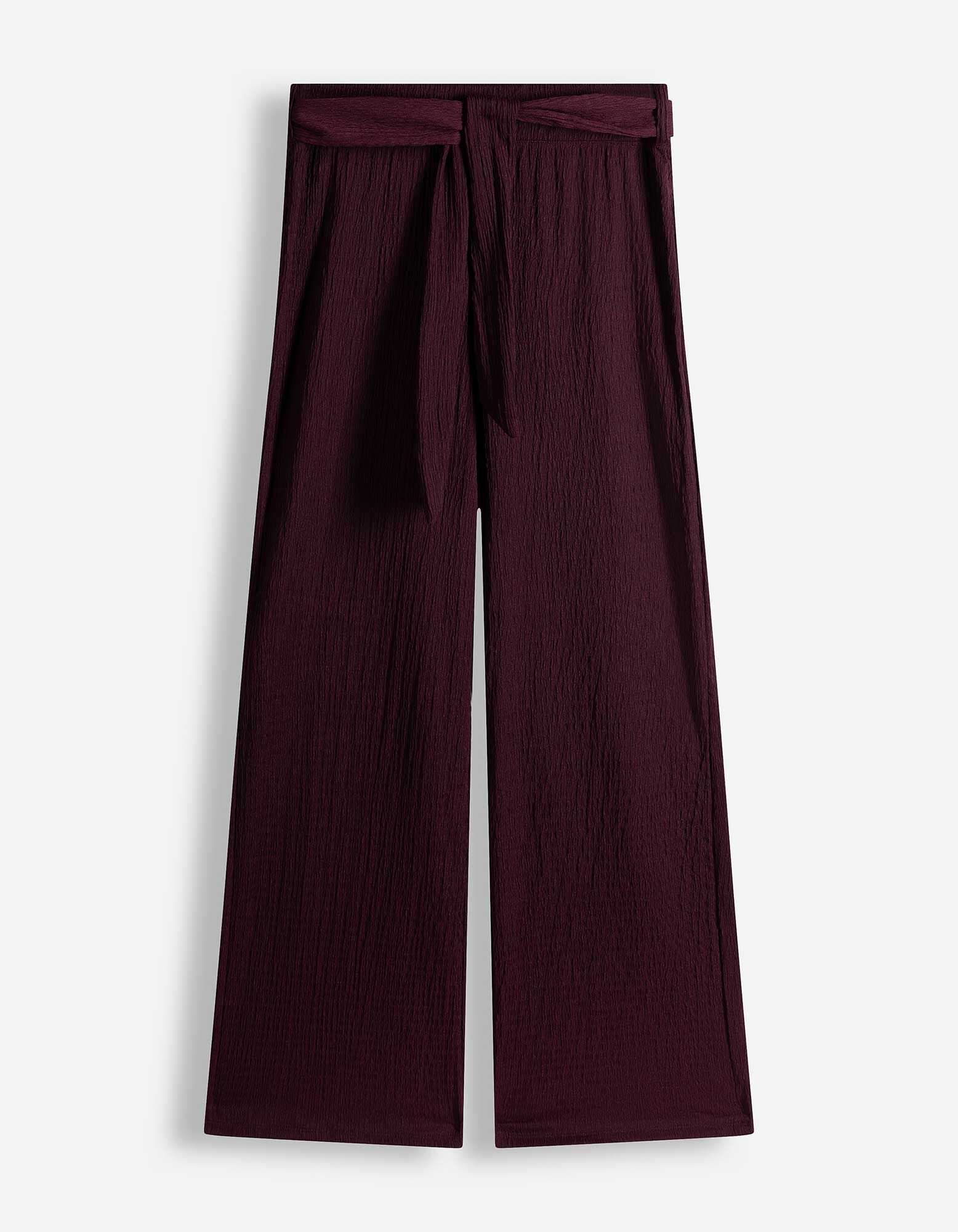 Hose - Bindeg&uuml;rtel - dunkellila