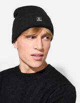 Mütze - Umschlag - schwarz