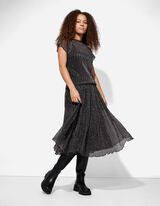 Sukňa - Záhyby - cierna