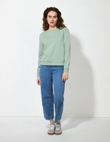 Trikotažinis megztinis - Vienspalviai - sviesiai zalias