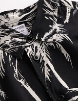 Hemd - Allover-Print - dunkelgrau