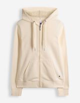 Sweatjacke - Regular Fit - Hellgelb