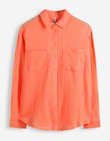 Blouse - Unicolore - Rouge clair