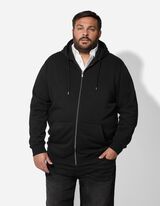 Propínací mikina - Jednobarevné - cerná