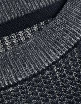 Trui - Ronde hals - donkerblauw