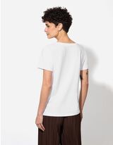 T-shirt - Motif léopard - blanc