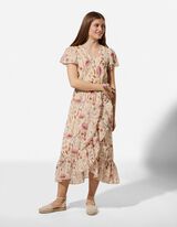 Ruha - Elsz&oacute;rt nyomott minta - feher