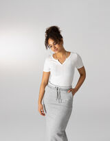 T-shirt - Teneur en viscose - blanc