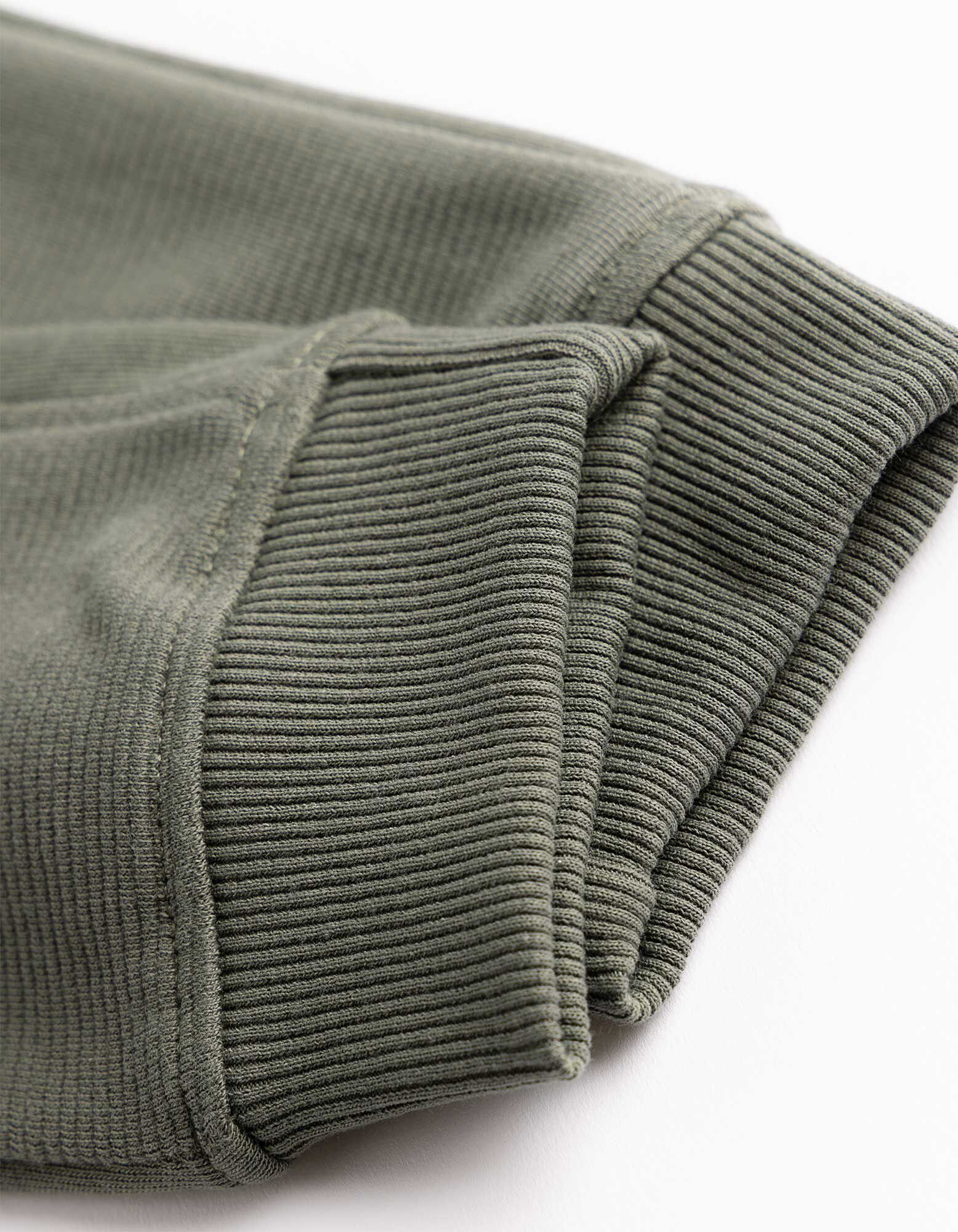 Jogginghose - Rippenstruktur - Khaki