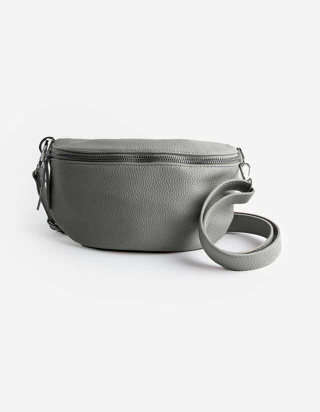 Bauchtasche - Lederoptik - hellgrün