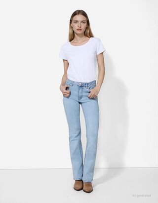 Jeans - Bootcut fit - lichtblauw