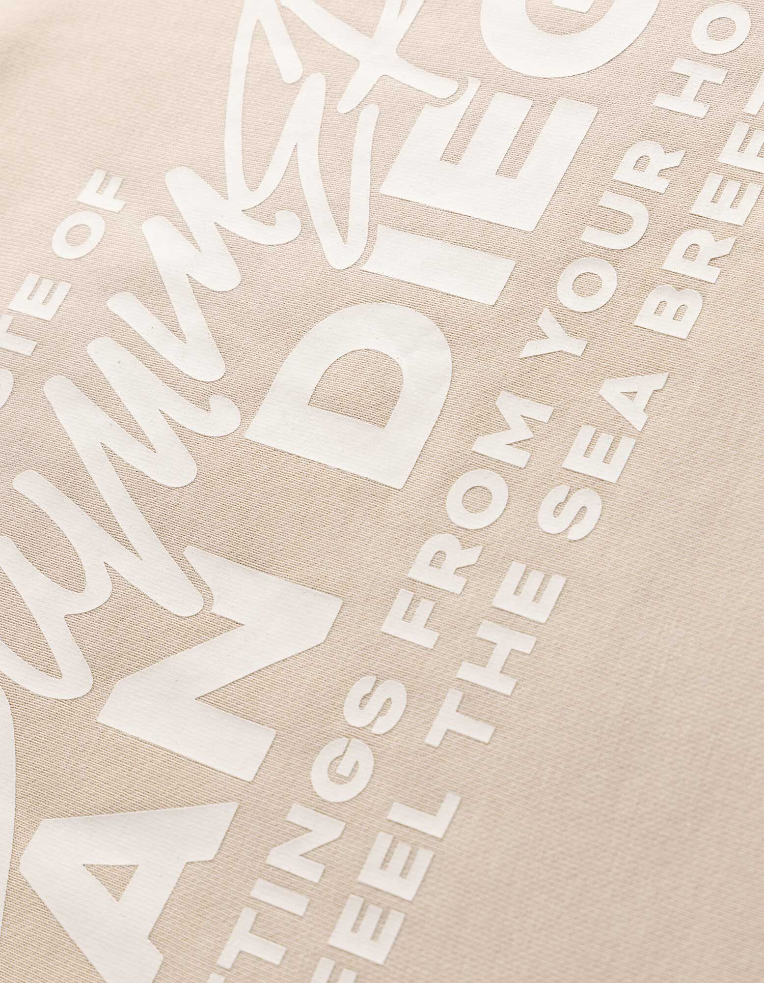 Sweatshirt - Oversized Fit - beige