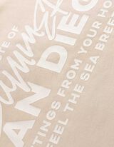 Sweatshirt - Oversized Fit - beige