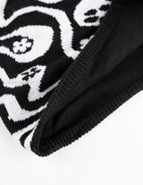 Eșarfă loop - Imprimeu allover - Alb