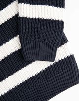 Troyer - Rebrový úplet - tmavomodra