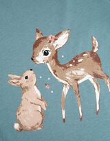 Majica dugih rukava - Prednja štampa - plava