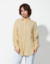 Camicia - Mussola - giallo chiaro