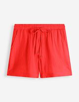Shorts - Musselin - rot