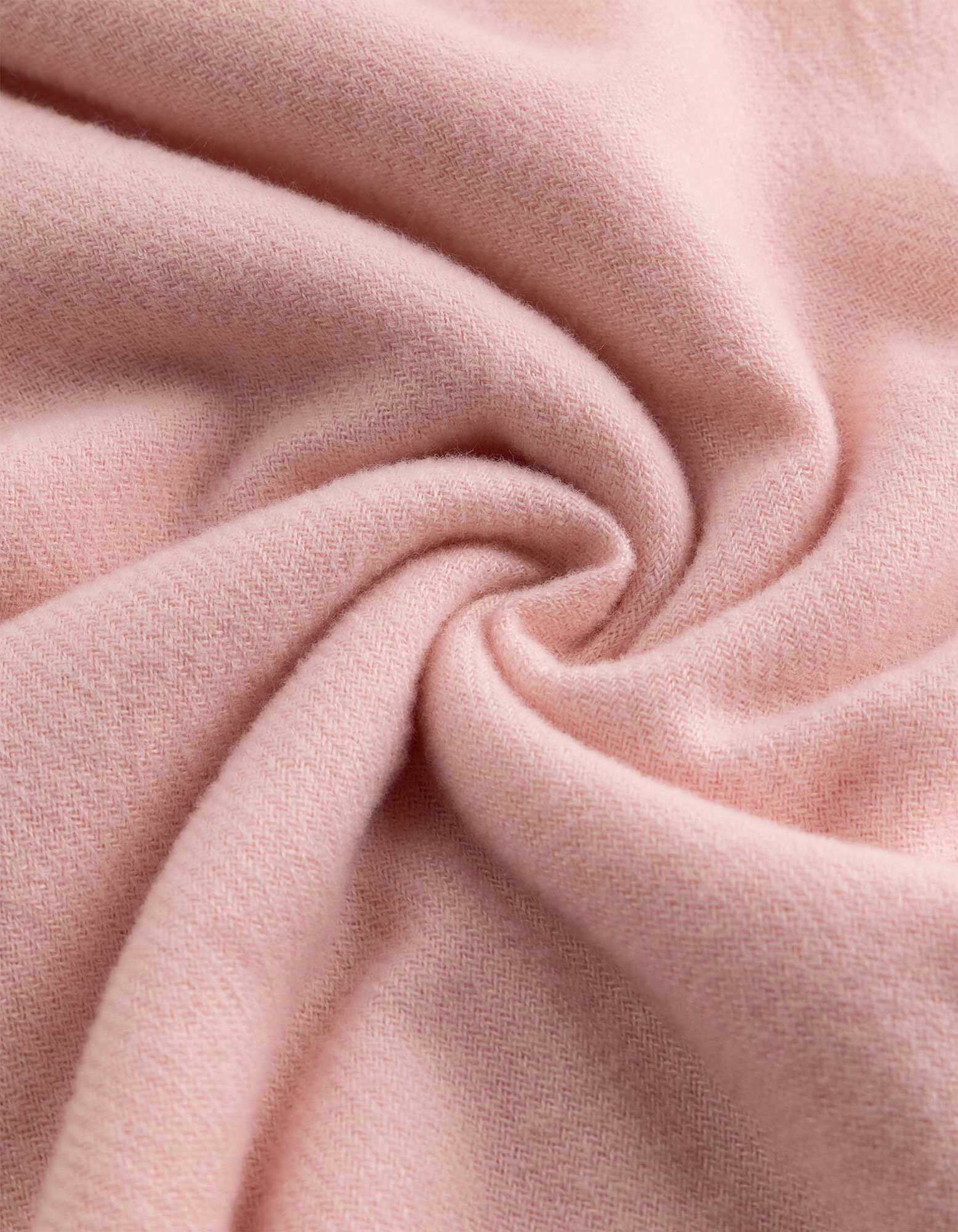 Schal - einfarbig - Rosa