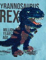 T-shirt - Dinozaur - jasny niebieski