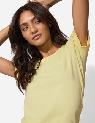 T-Shirt - Stretchanteil - hellgelb T-Shirt - Stretchanteil - hellgelb